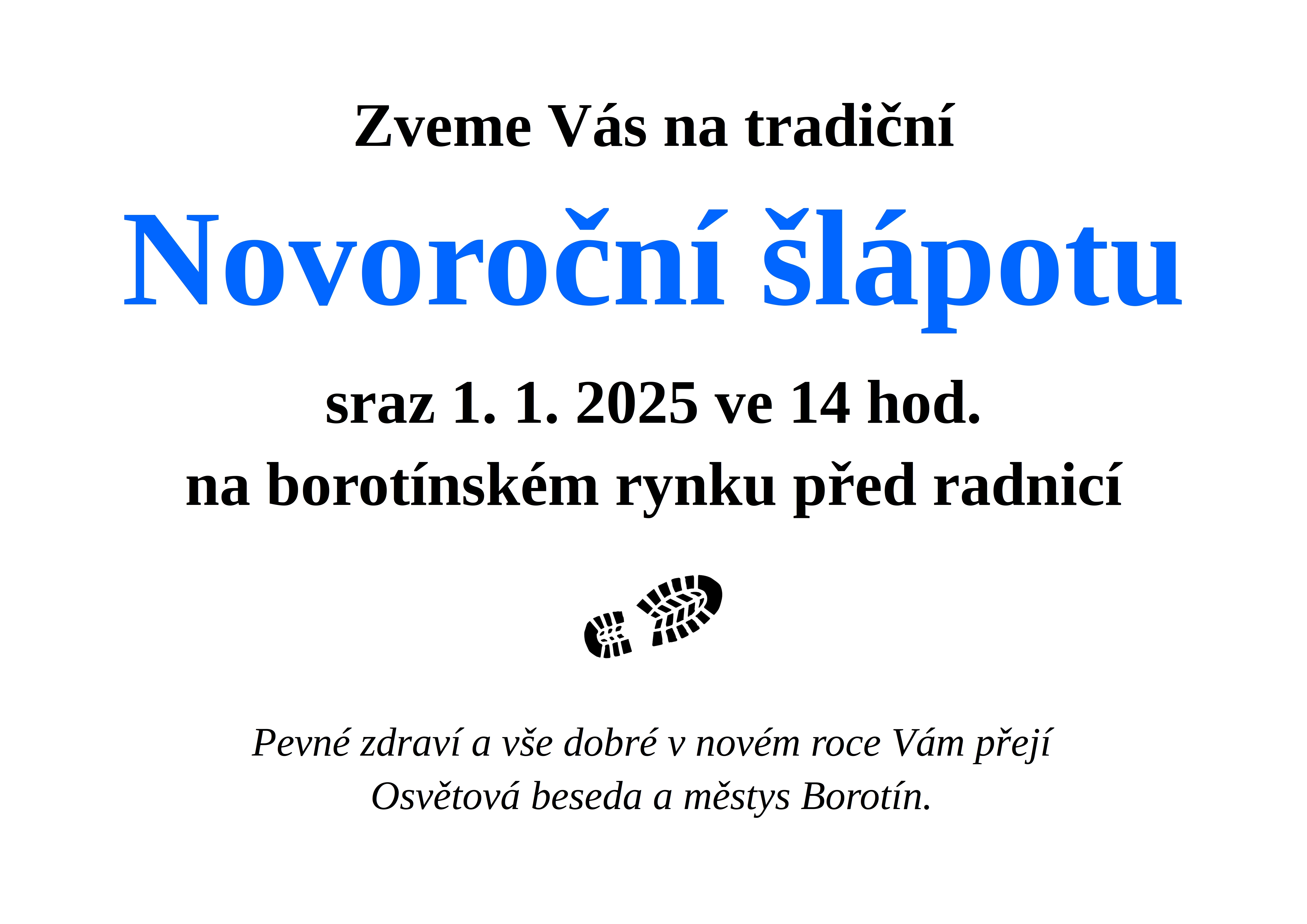 Novoroční šlápota